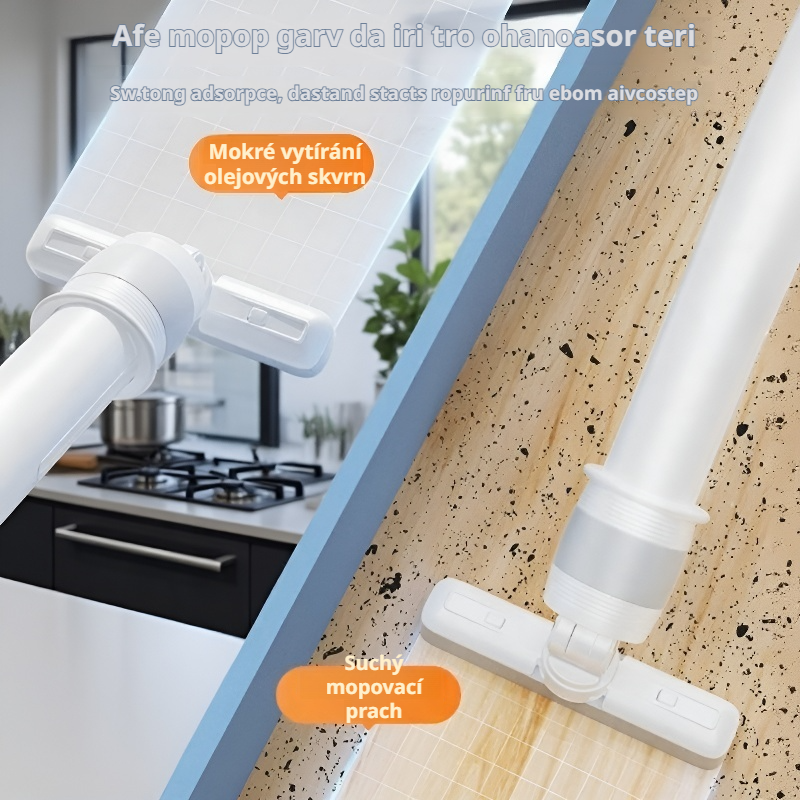 Mini ruční mop pro líné, bez nutnosti mytí rukou