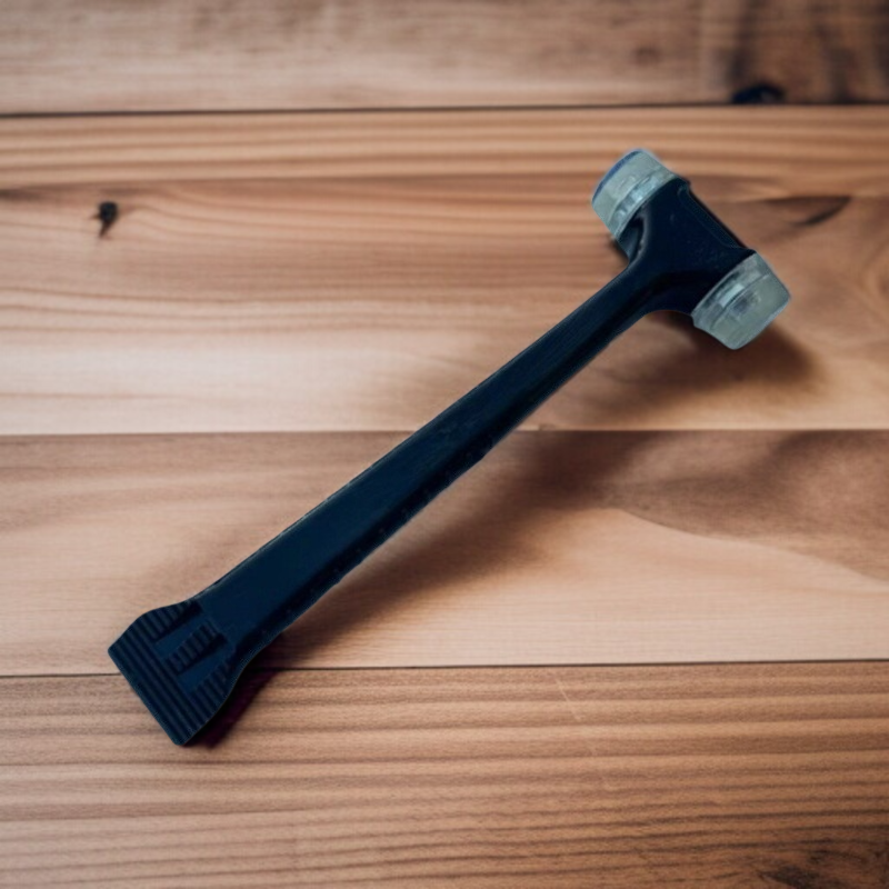 투인원 고무망치 문창 설치 겸용 가죽망치 타일 조립 전용공구망치