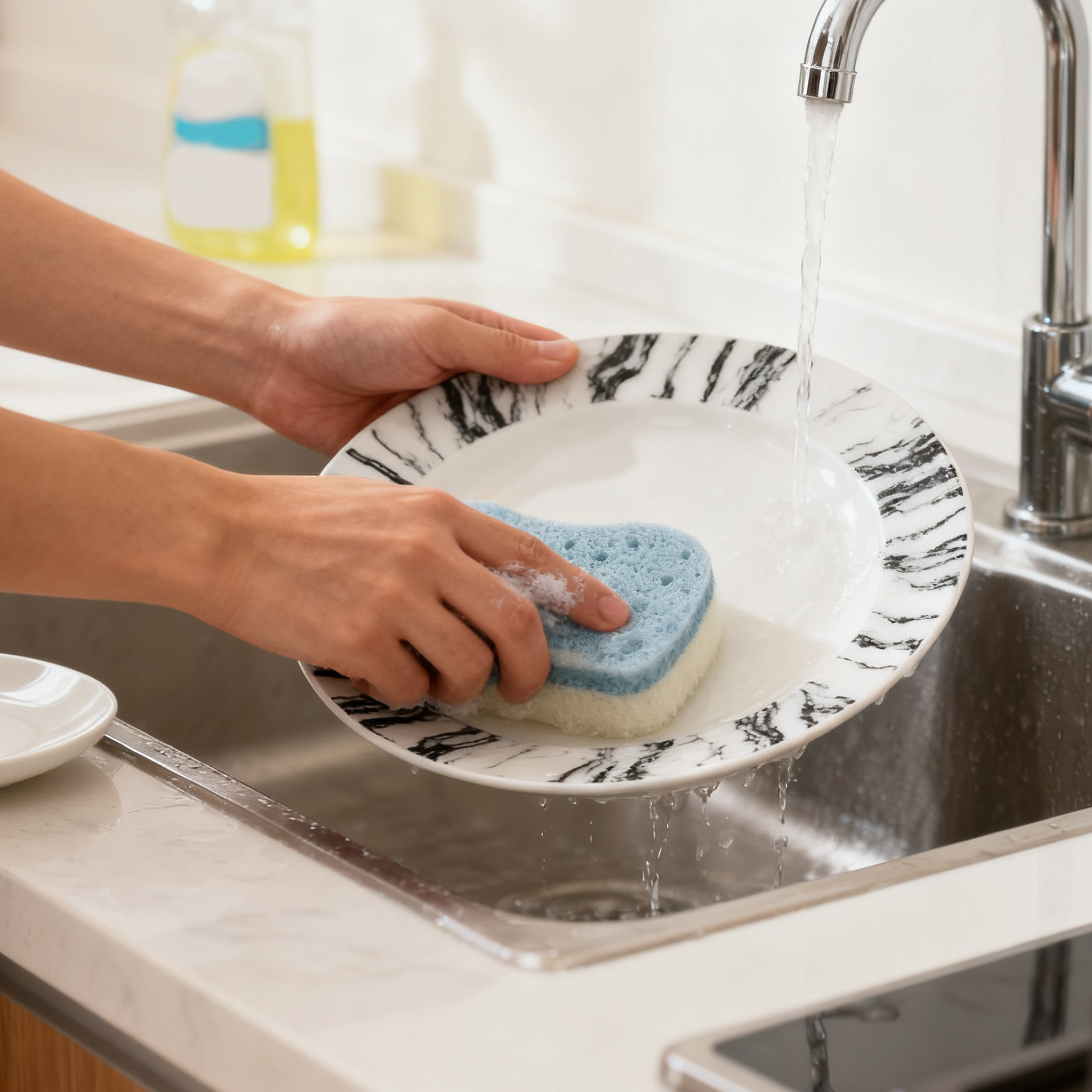 ฟองน้ำล้างจานคุณภาพสูงสำหรับครัว