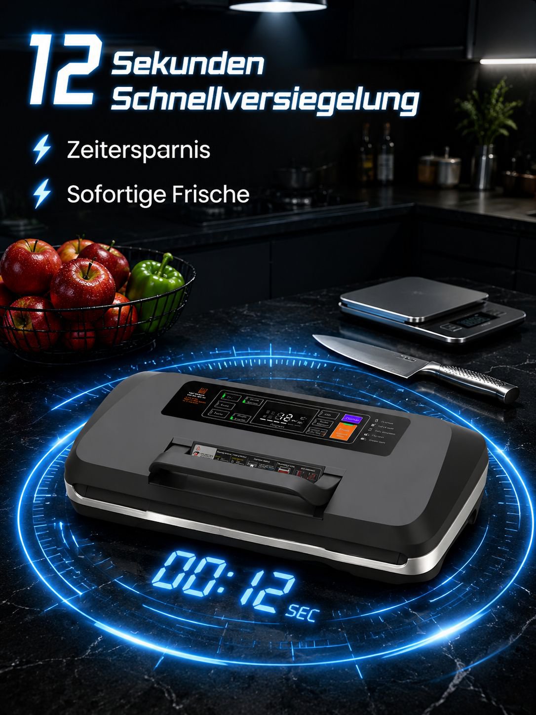 Lebensmittel sicher vakuumiert mit JMY SV636