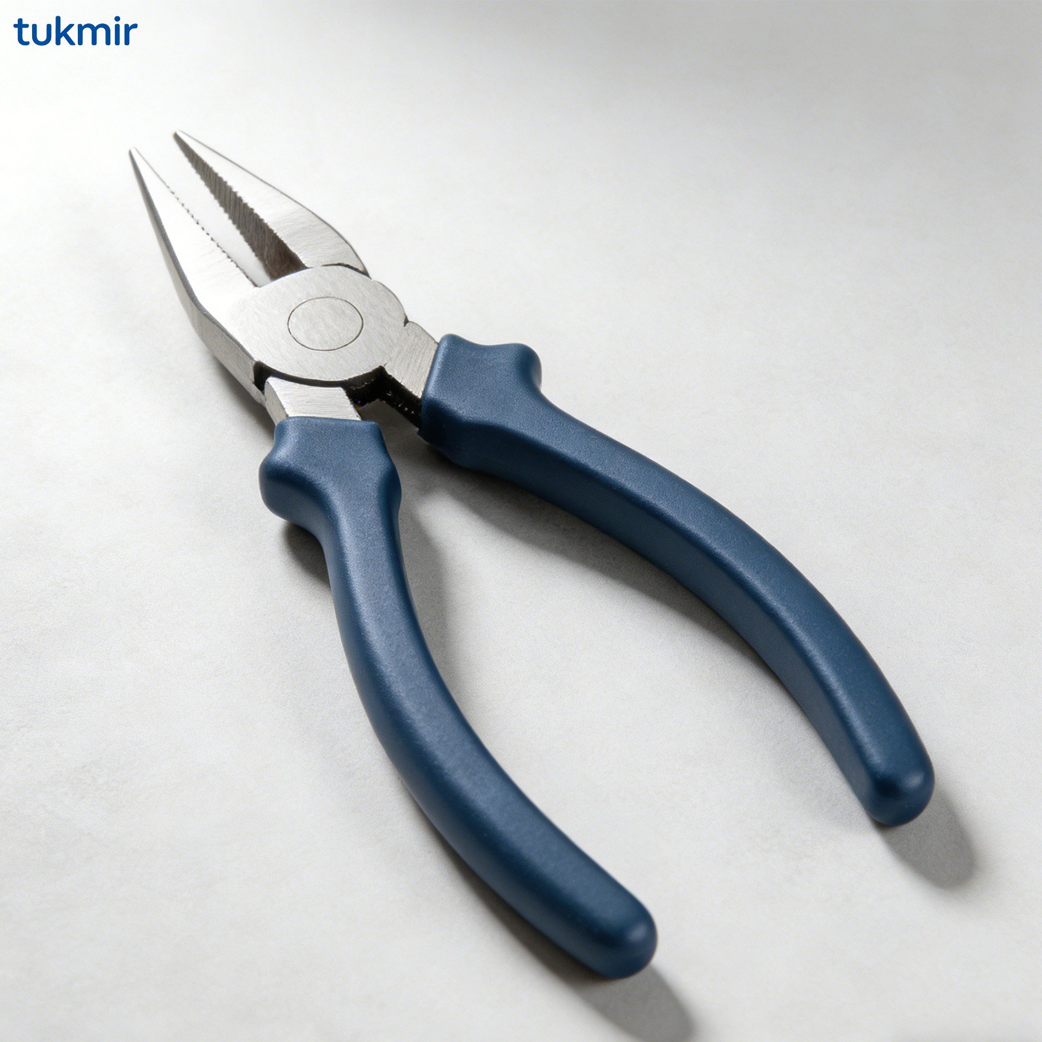 Durable needle-nose pliers with ergonomic handles