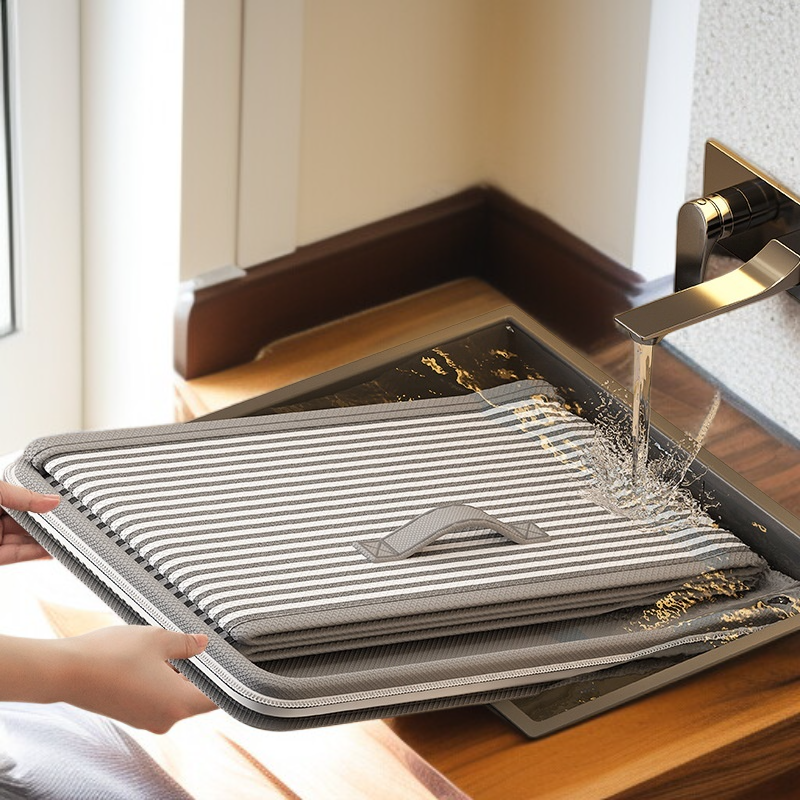 Home Organizer Fabric Storage Bin with Convenient Lock