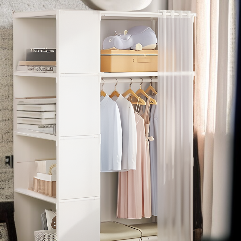홈 옷장 수납 캐비닛, 간편 보관 방청 다기능 옷장, 침실용