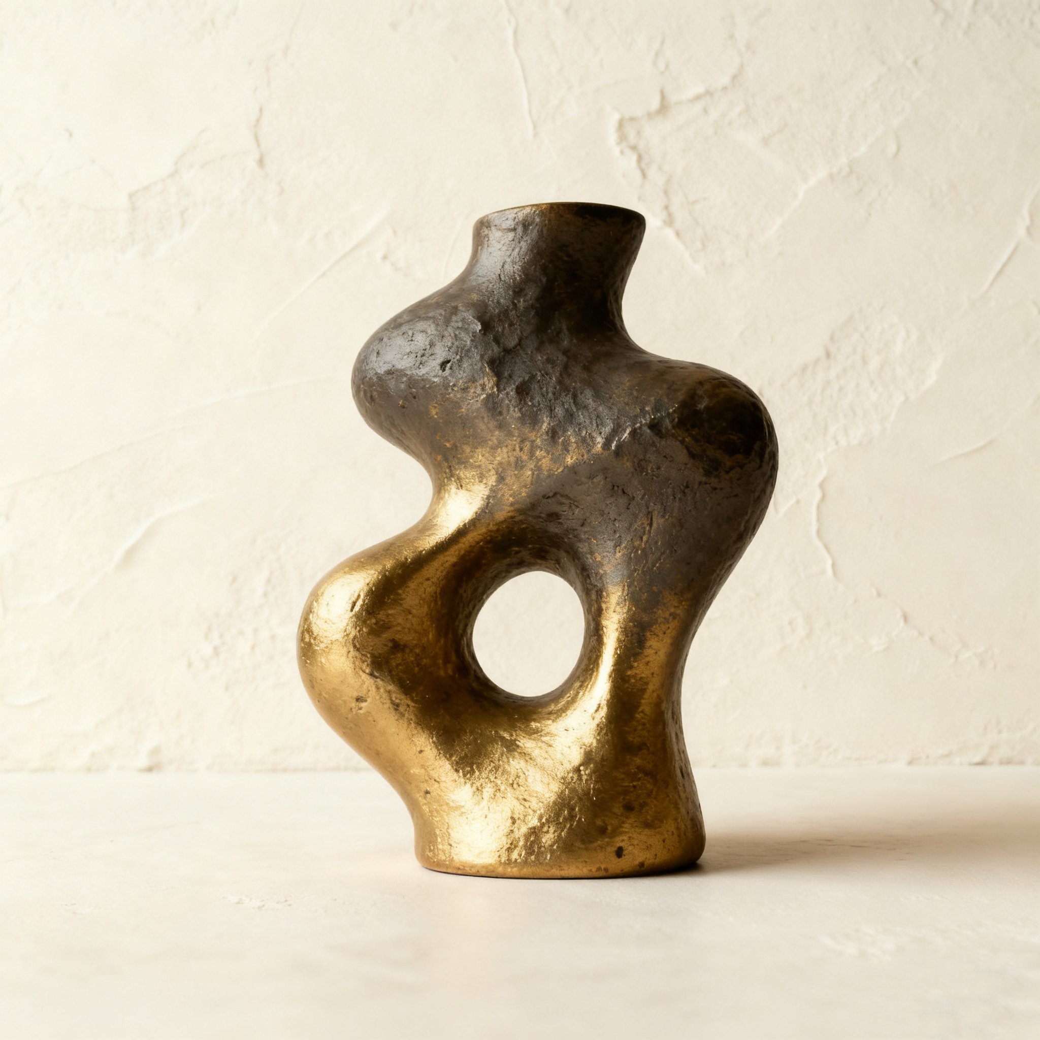 ประติมากรรมตกแต่งบ้านวัสดุโลหะดีไซน์แปลกใหม่