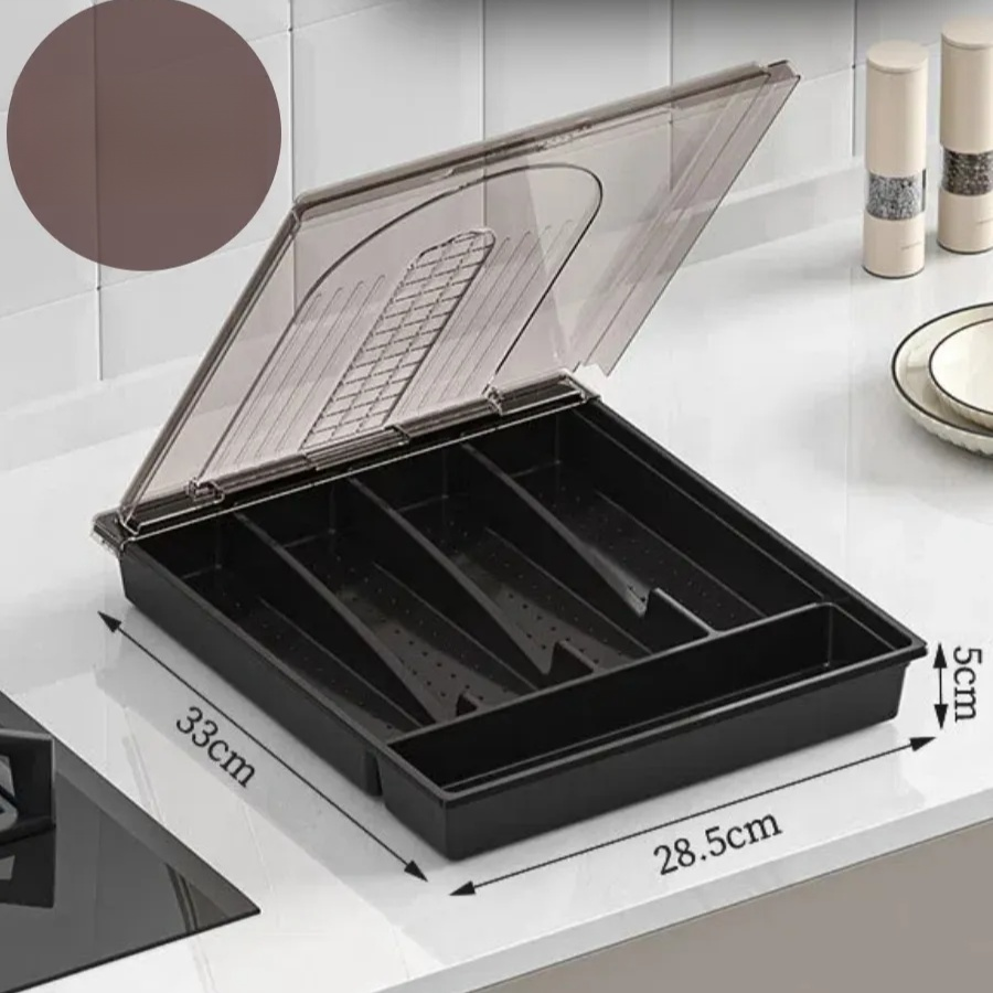 Besteckaufbewahrungsbox mit Trennwand