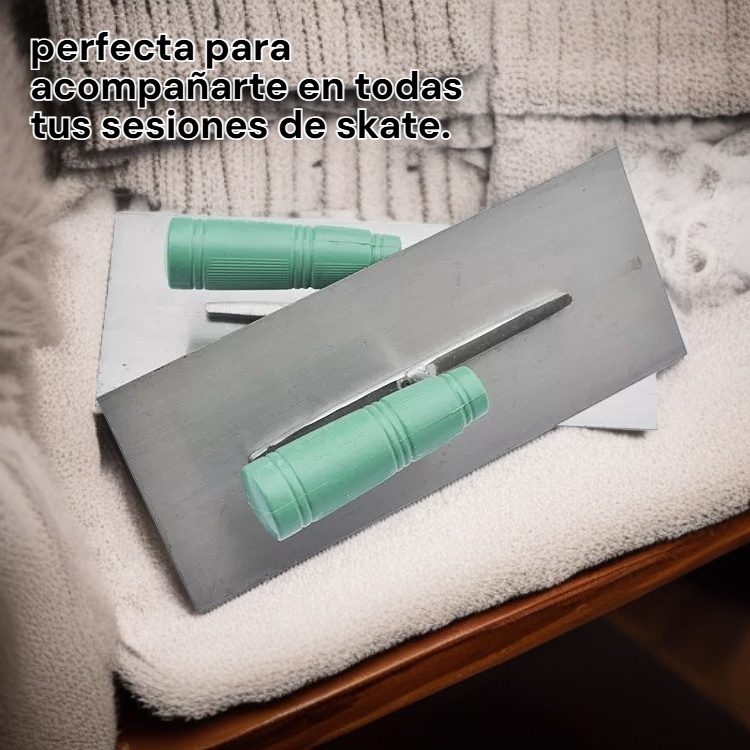 Espátula de empuje para enlucido de pared de albañil