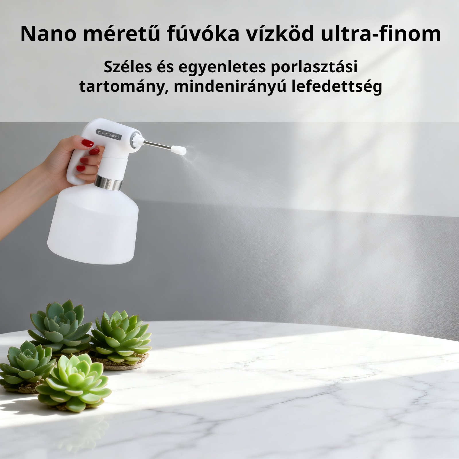 Ergonomikus permetező fogantyú