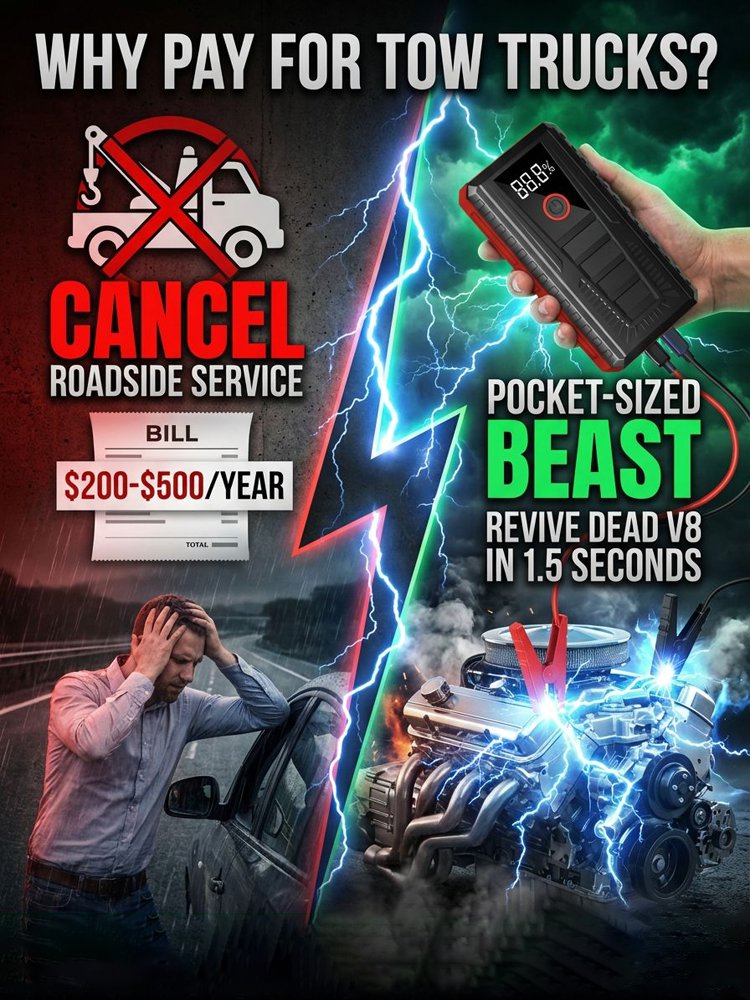 [Instant Engine Resurrection] Portable Car Emergency Starter