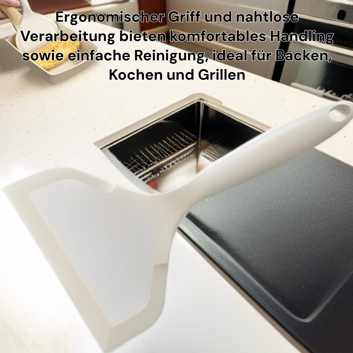 Hochwertiger Silikonspatel für die Haushaltsküche
