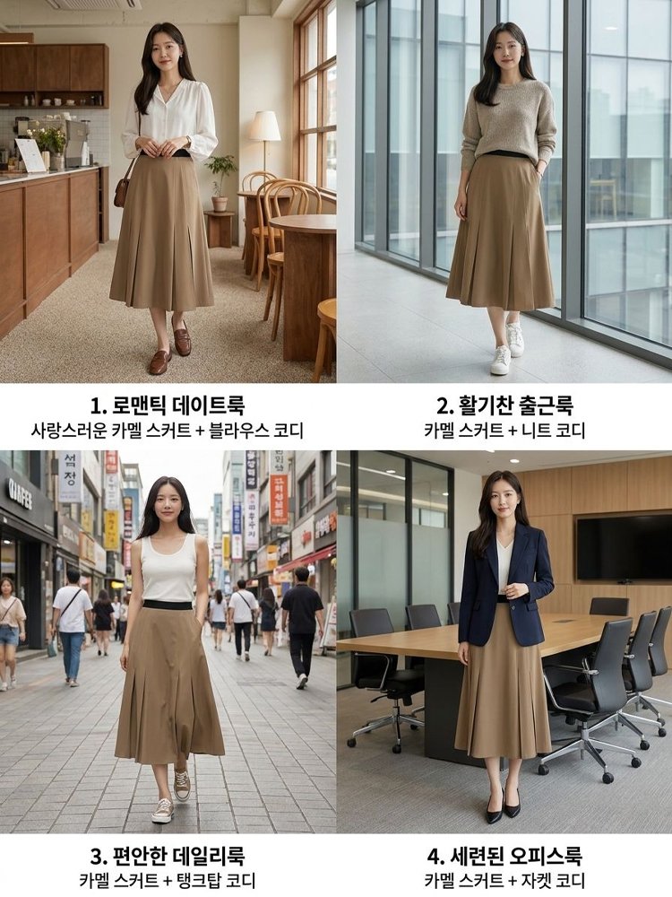 하이웨스트 사선 컷 시스루 포인트 롱 스커트