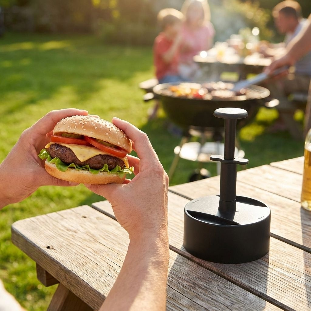 Runde Presse Hamburger-Patty-Presse