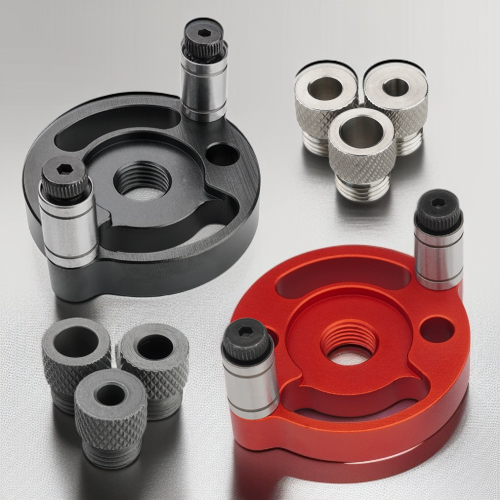 Detailansicht der Einzelloch-Positionierstanze