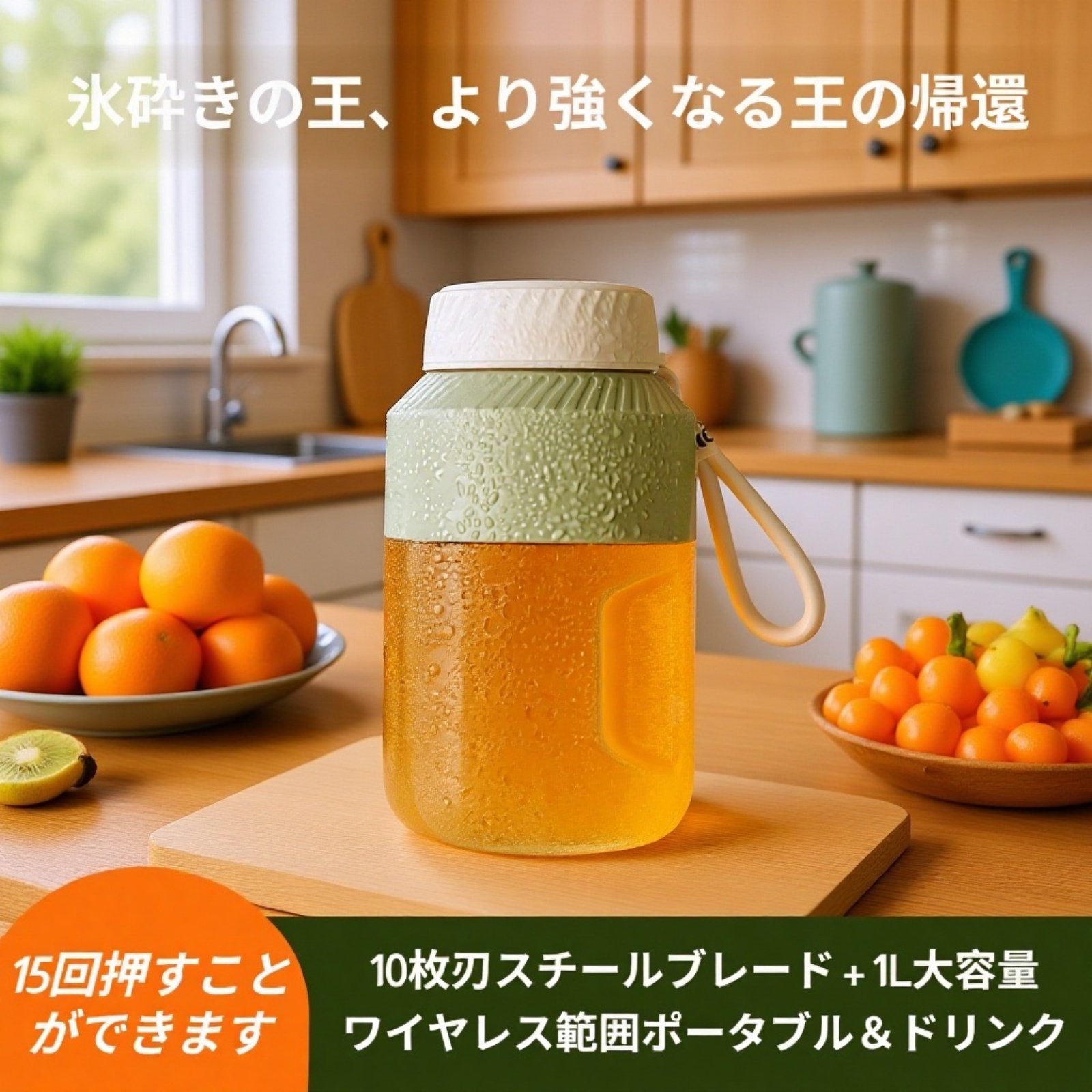 ポータブル大容量電動ジューサーカップ