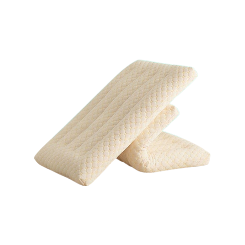 콩으로 채워진 목 지지용 낮은 베개