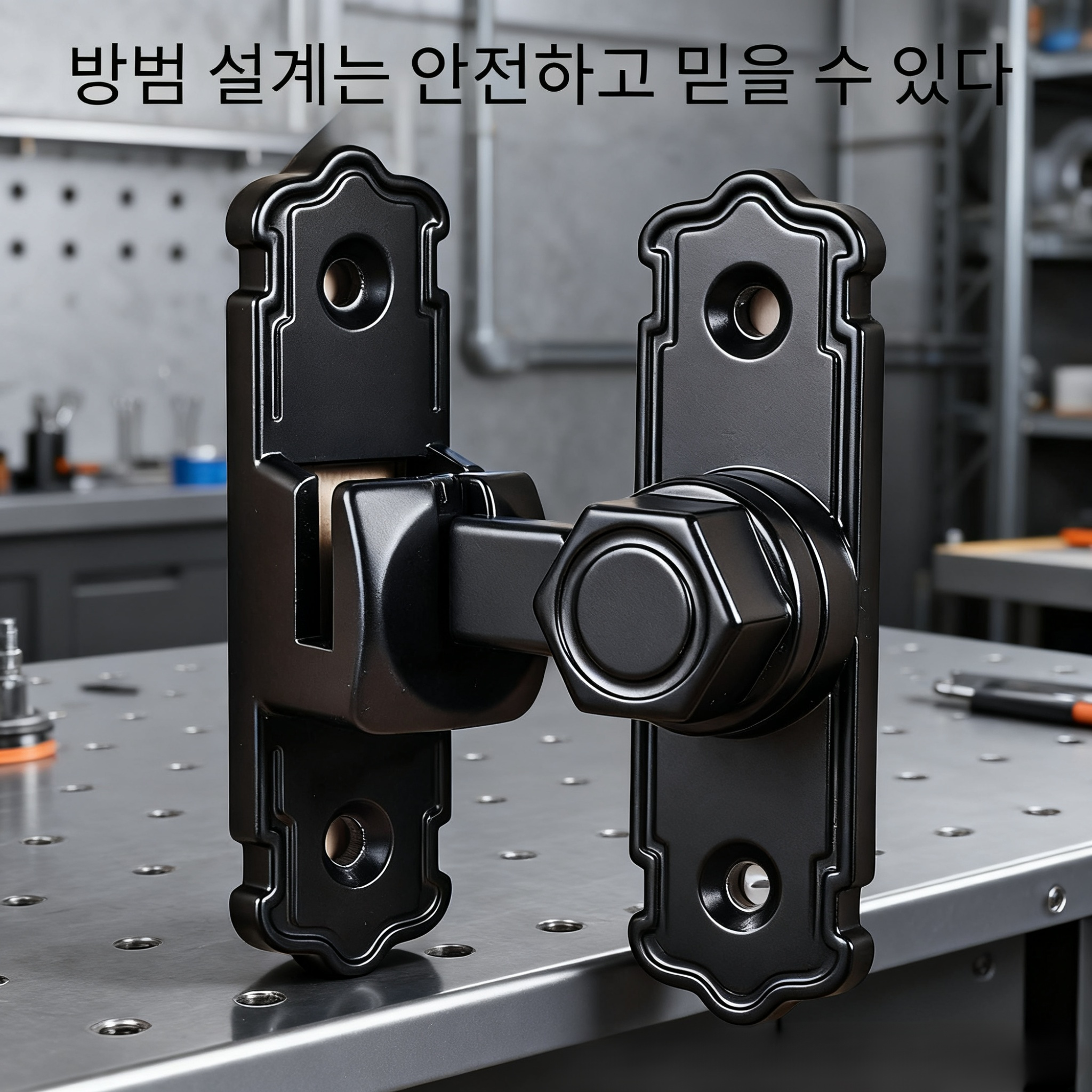 가정용 펀치 프리 도어 버클 두꺼운 알루미늄 합금 도어 겸용 도어 마개