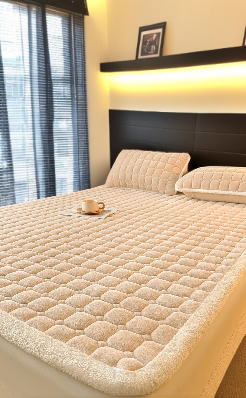 밀키드 두꺼운 보온 매트리스 학생 기숙사 싱글 매트리스 이미지