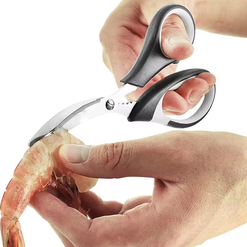 สแตนเลสยูทิลิตี้กรรไกรสำหรับทำอาหาร