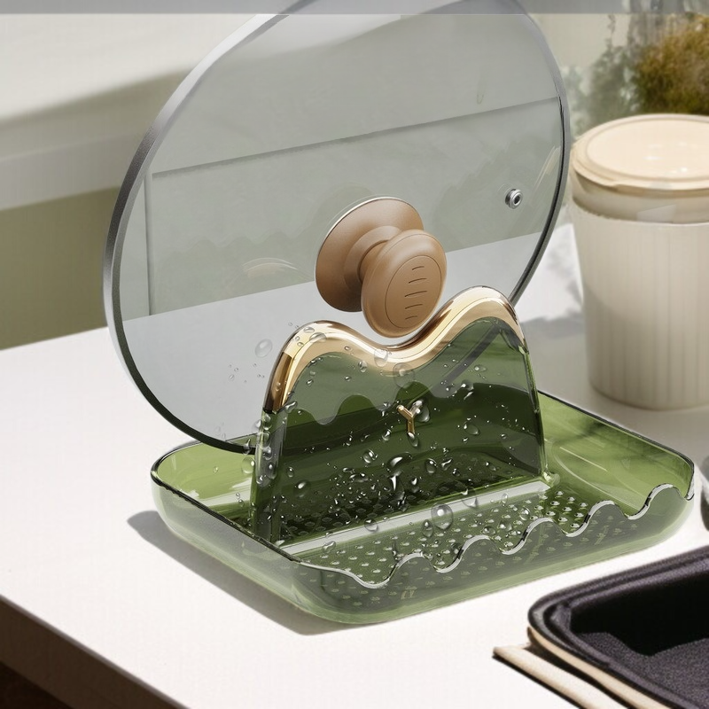 다용도선반 주방 스탠드 좌식 물받이 물빠짐 냄비뚜껑선반 다용도 국자 수납선반 도마삽선반