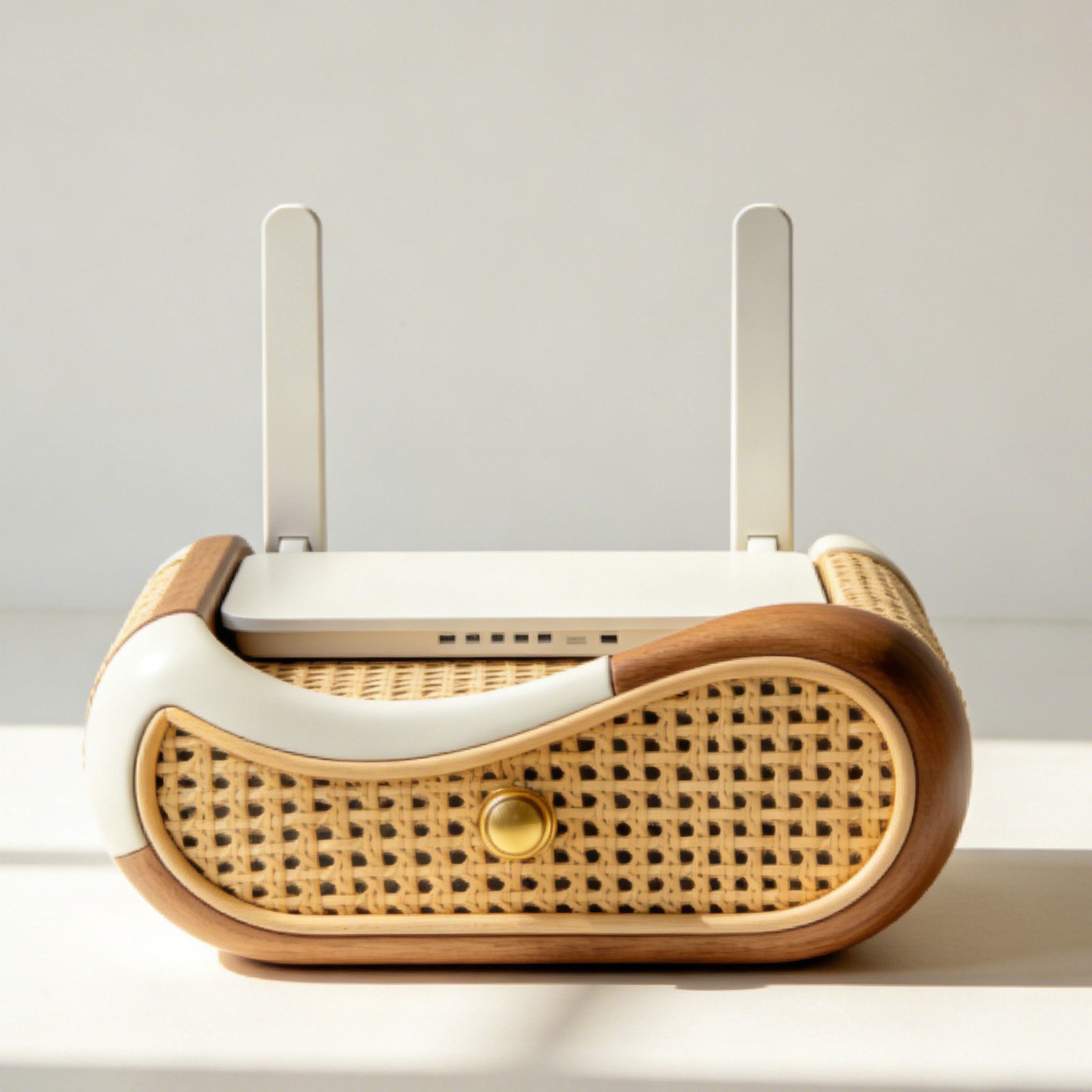 라우터 및 전용 등나무 받침대 보호대