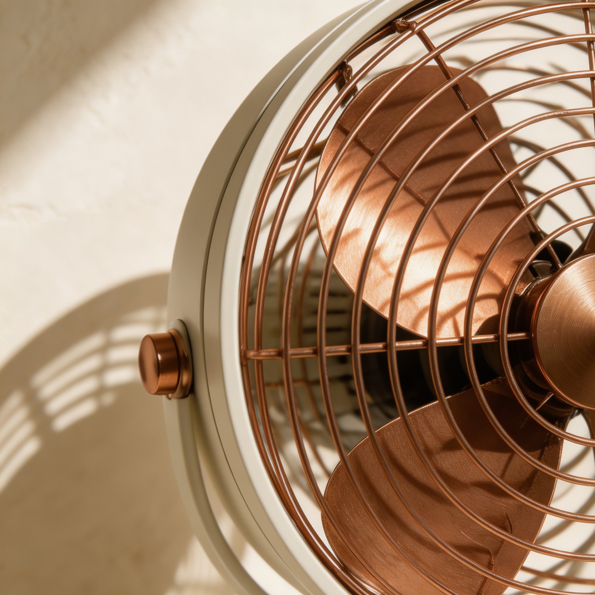 Leiser und effizienter Tischventilator im modernen Design