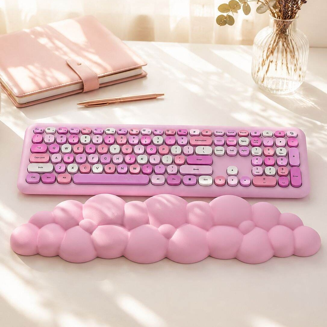 Repos-poignet clavier en forme de nuage