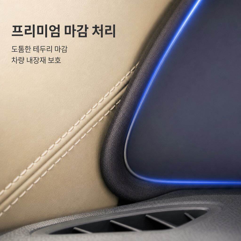 여름철 자동차 앞유리 햇빛 차단 방열 커버