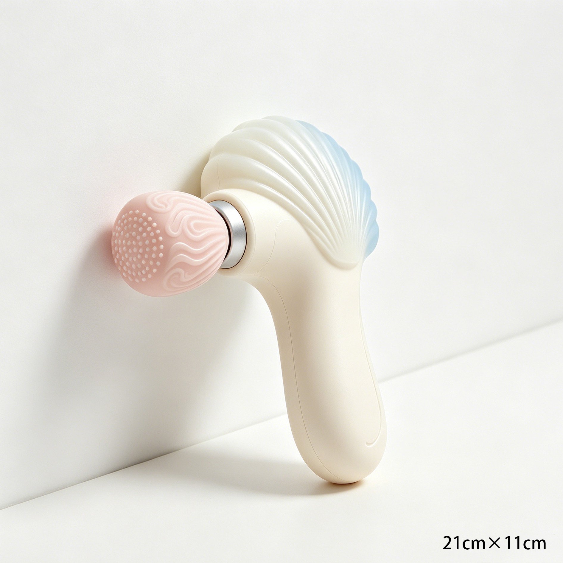 Coquillage masseur pour soin du corps