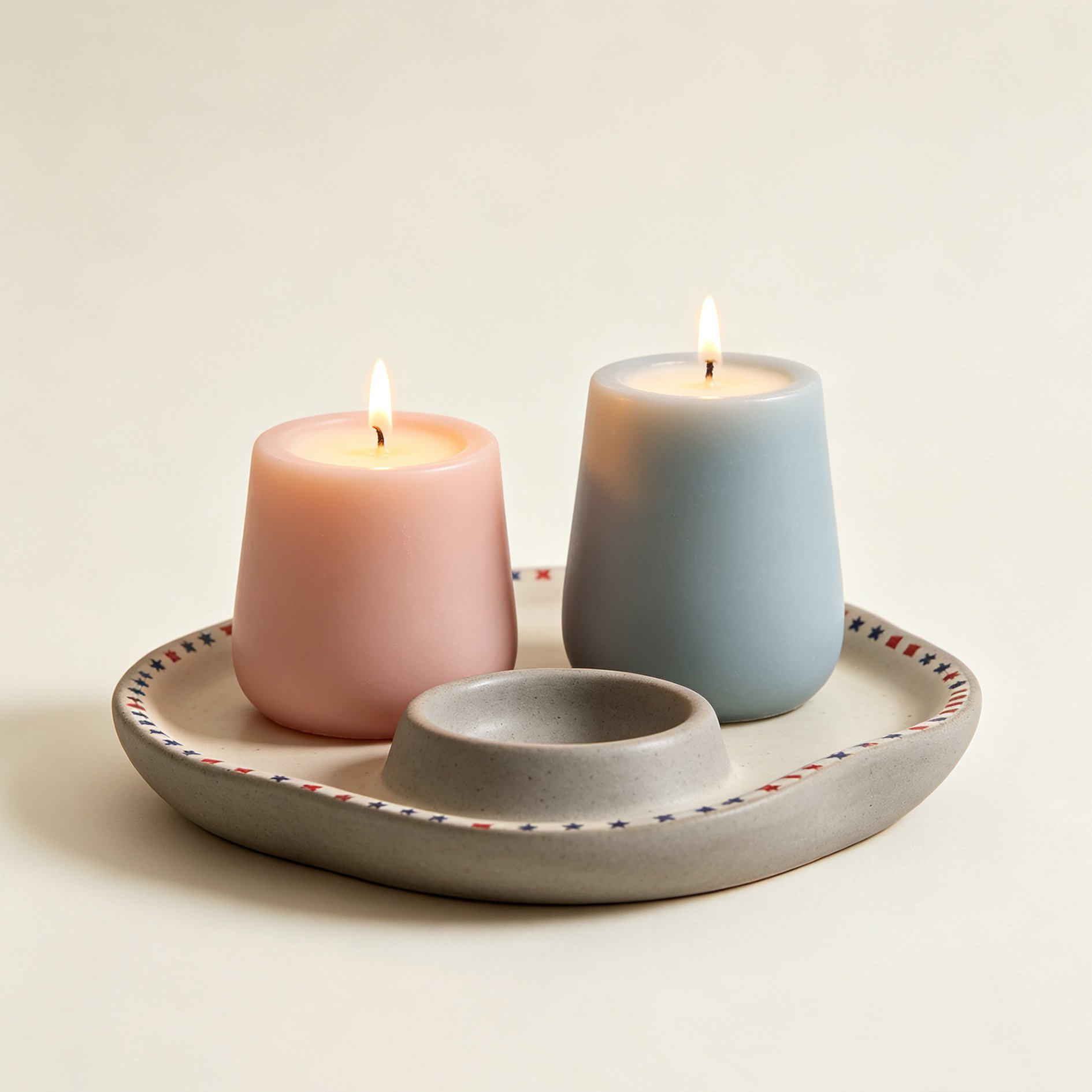 Starry Double Candle Scented Tray