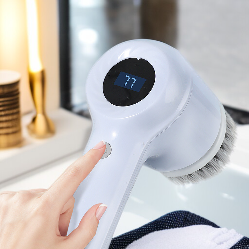 Wireless Handheld Electric Cleaning Brush for Kitchen and Bathroom