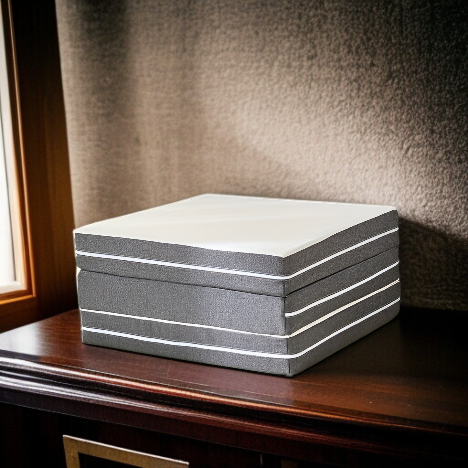 三つ折りマットレス、メモリーフォーム折りたたみマットレス、フロア折りたたみベッドクッション、圧縮マットレス