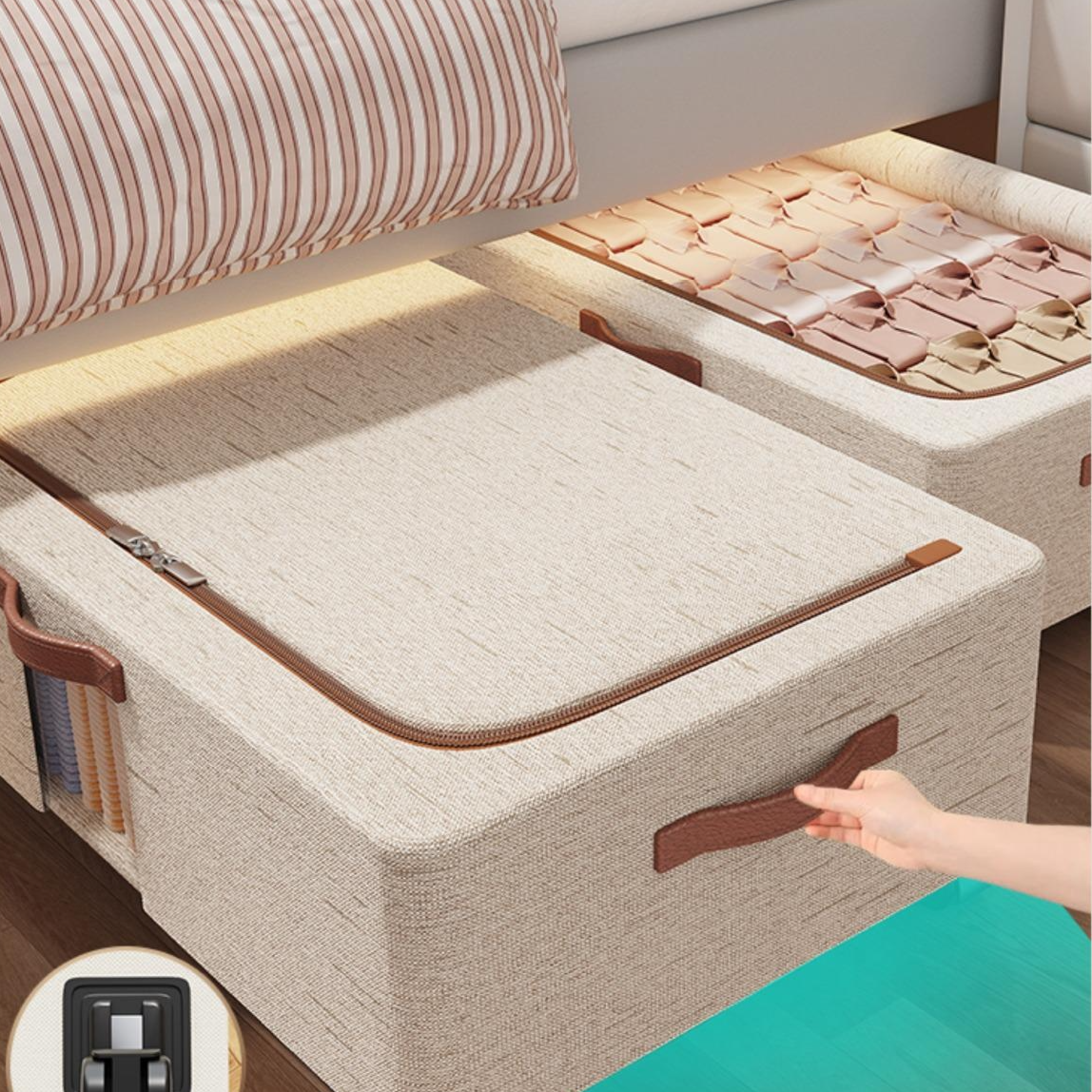 Organizador de ropa y mantas para dormitorio