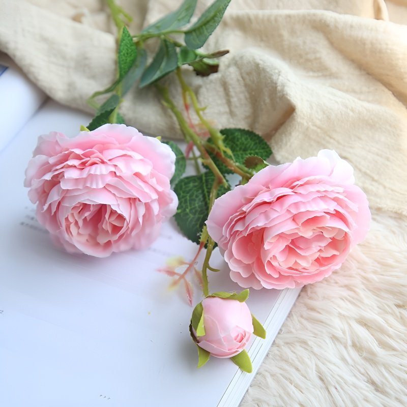 結婚式用人工バラブーケ リビングルーム装飾フラワー