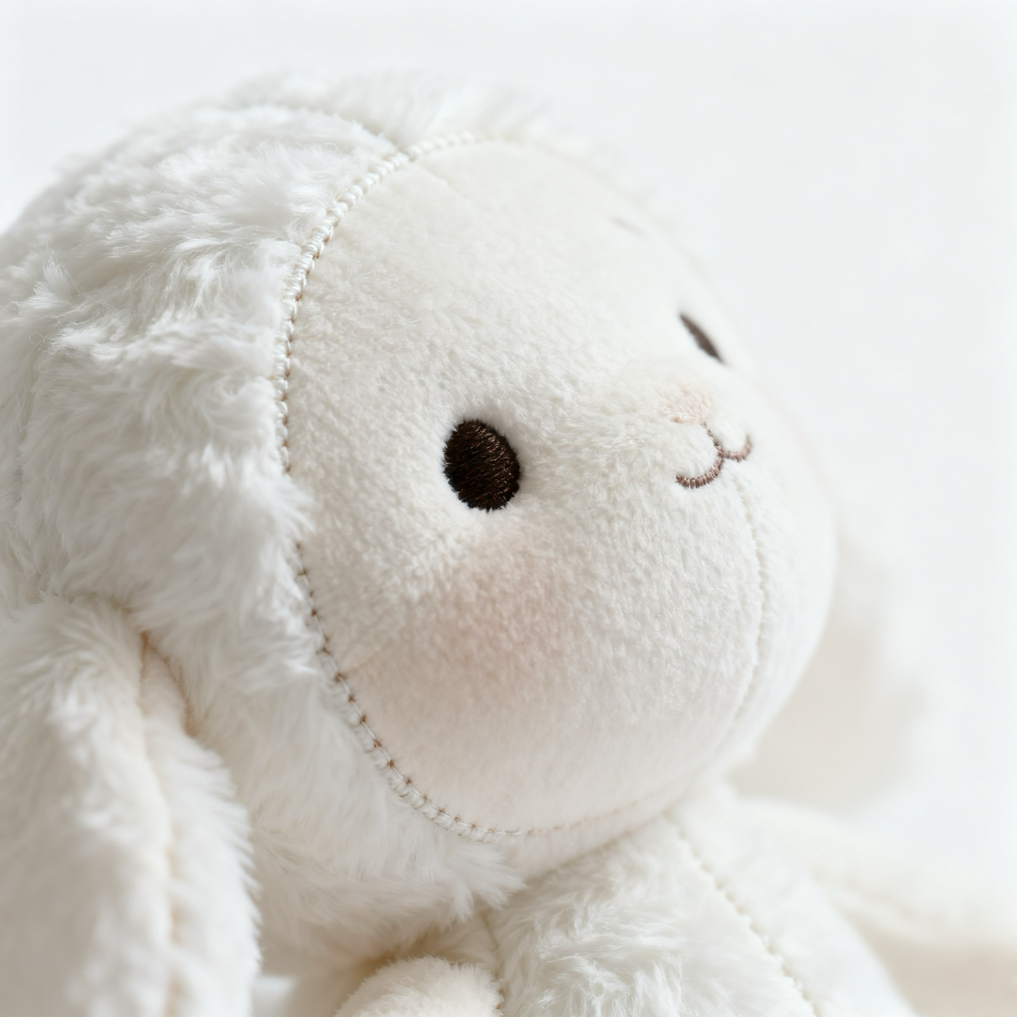 Muñeco de peluche ovejita sonriente