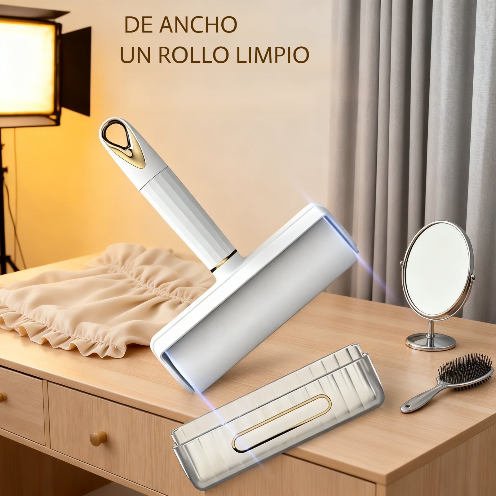 Rodillo adhesivo multifuncional para ropa
