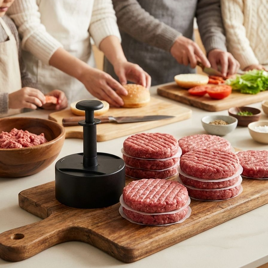 Einfach zu reinigende Patty-Presse