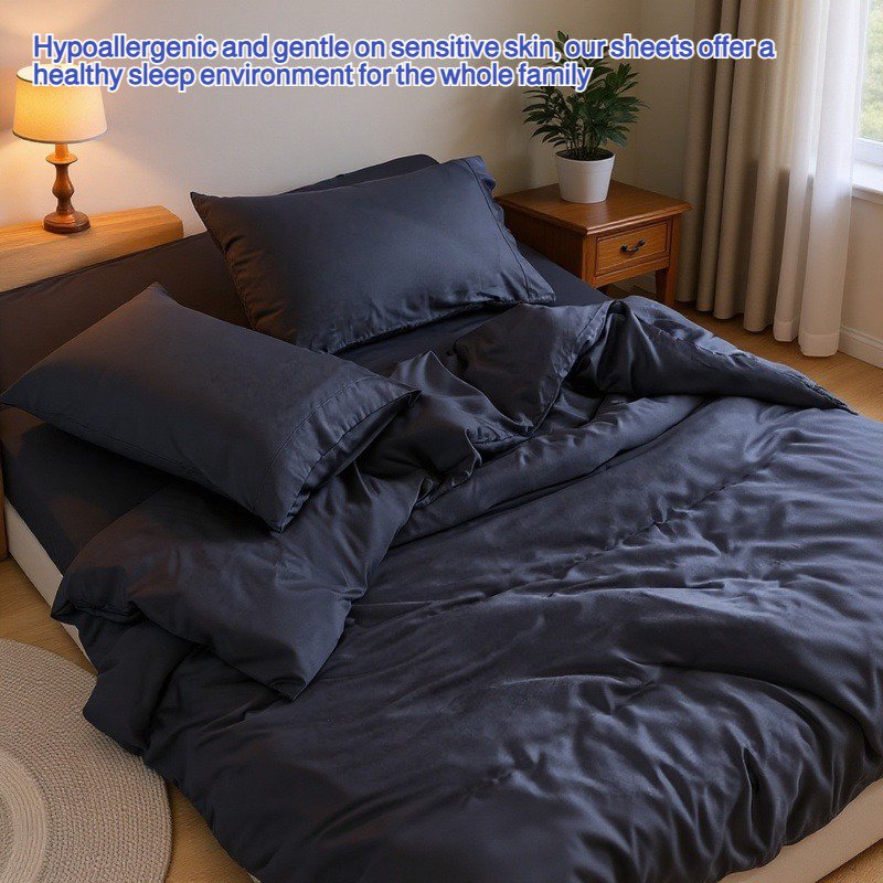 Eco-friendly all-season bed sheet set