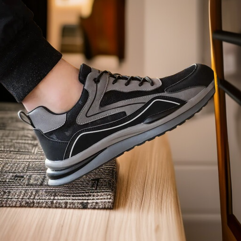 حذاء جري رجالي عصري، شبك نفاذ للهواء، وزن خفيف، مريح للمشي والجري