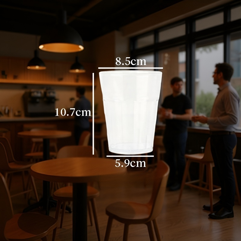 플라스틱 헹굼컵, 투명 음료컵, 튼튼하고 내구성이 뛰어나며 식품 등급입니다.