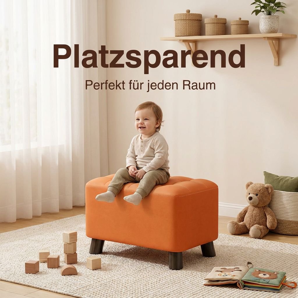 Kreativer quadratischer Hocker für den Heimgebrauch, geeignet zum Schuheanziehen und für Sofas.