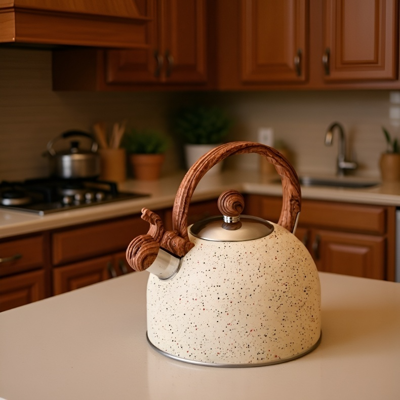 Ergonomic handle of stainless steel large kettle