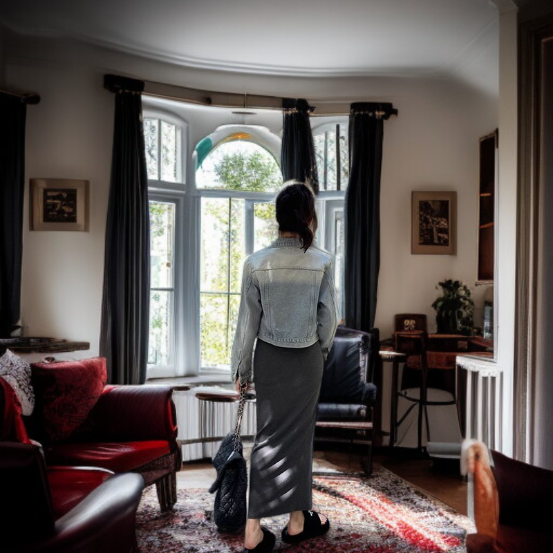 プチデニムショートジャケット レディースカジュアル万能初秋新作