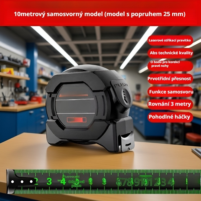 Vysoce přesný fluorescenční měřicí pásmo, odolné proti nárazům, zesílené