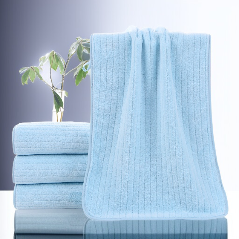 Korallenvlies, dünner Streifen, dickes Handtuch