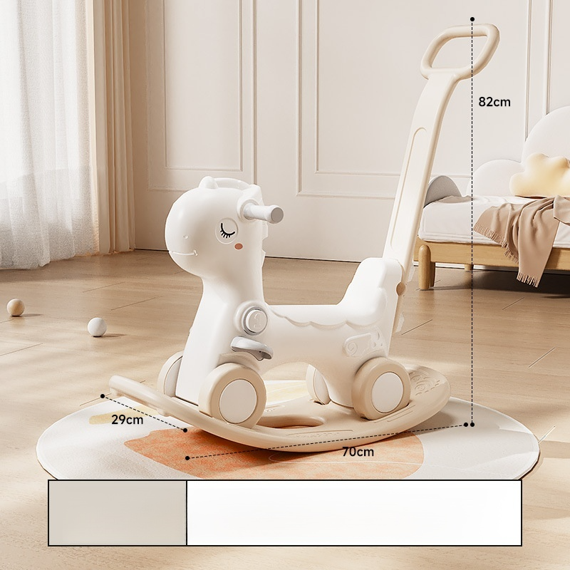 3-in-1 Baby Rocking Horse Walker Ride-on Car