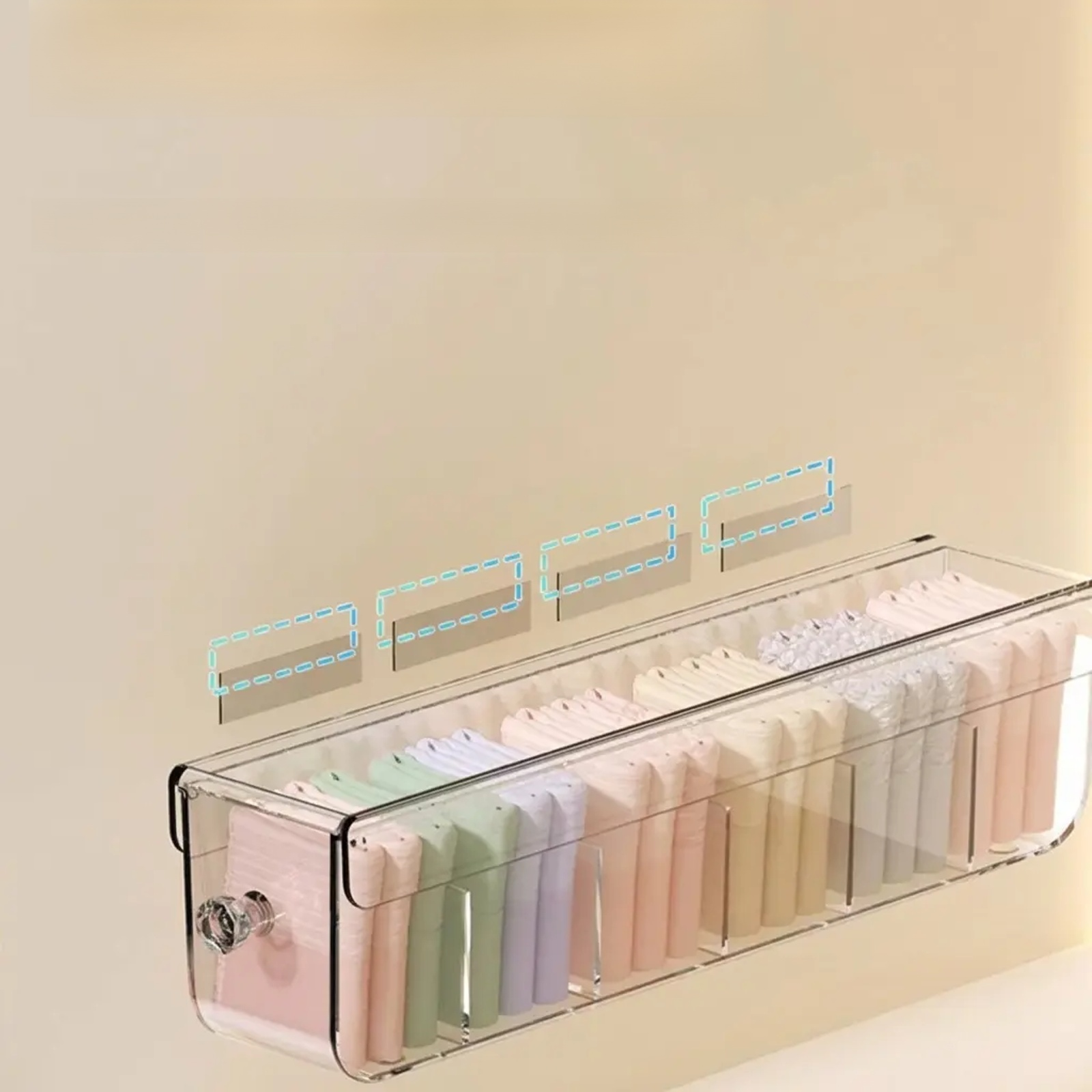 Wall-mounted Clothes and Socks Organizer
