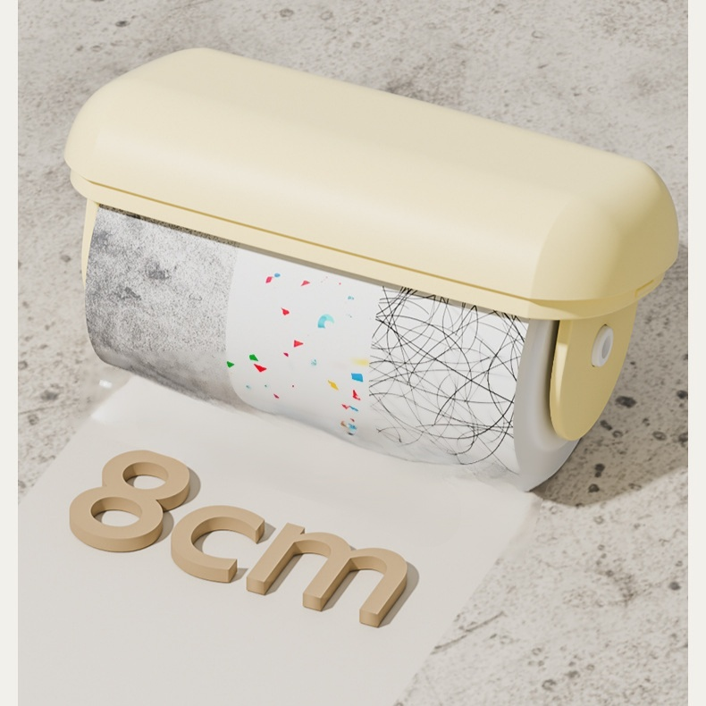 Household portable hair remover boxed roller stickers