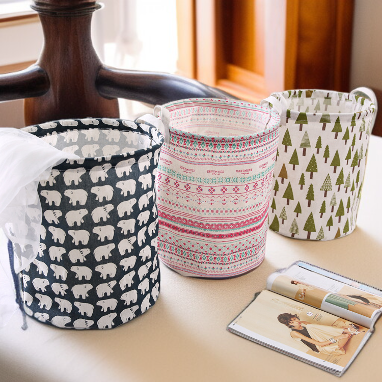 Faltbarer Stoffaufbewahrungskorb für Kleidung