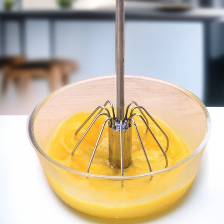 Semi-Automatic Egg Beater Manual Mixer Kitchen Baking Tool