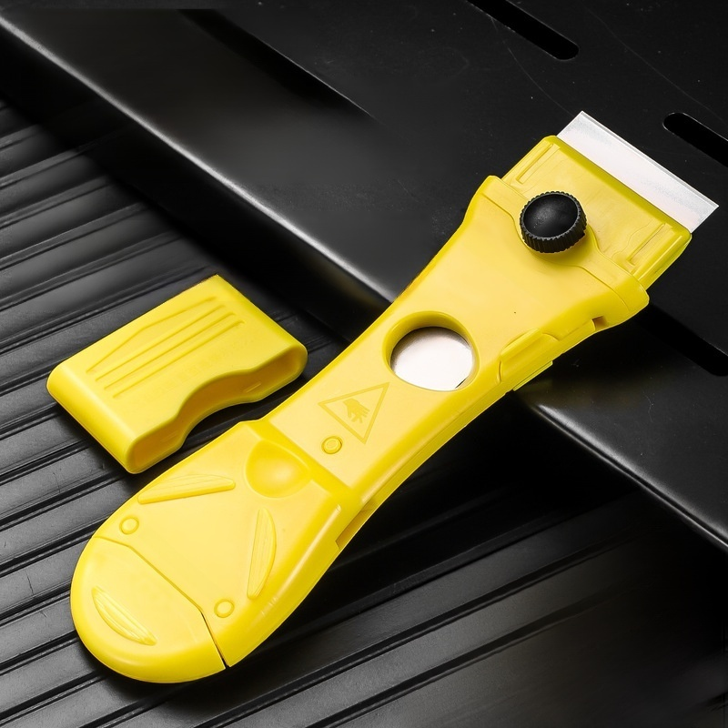 다용도 두꺼운 삽 공구 휴대용 플라스틱 가위 접착제 다용도 내구 접착제거 공구 다용도 접착제거삽