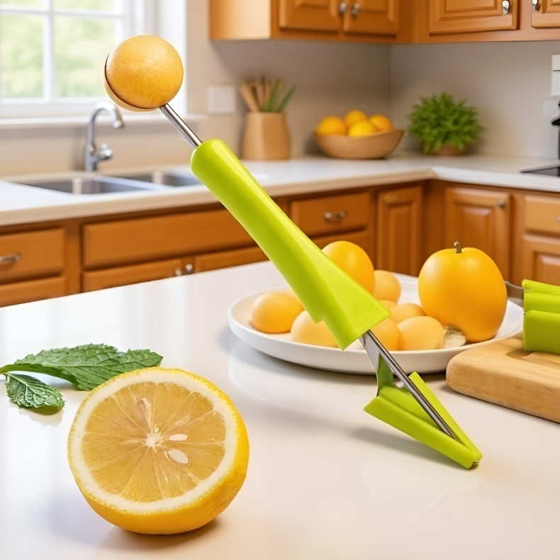 キッチンで使いやすいフルーツスクープセット